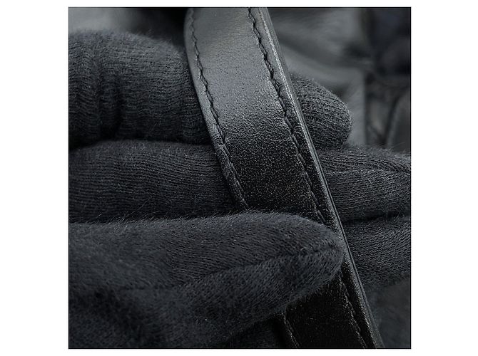 Borsa Chanel Large in pelle di vitello nera Nero - vista 12
