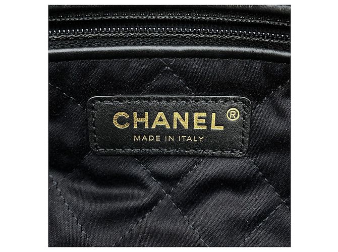 Borsa Chanel Large in pelle di vitello nera Nero - vista 13