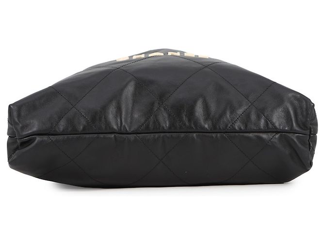 Borsa Chanel Large in pelle di vitello nera Nero - vista 3