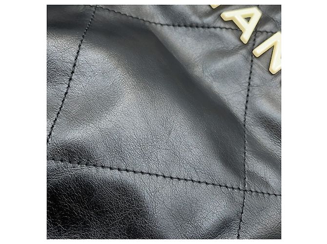 Borsa Chanel Large in pelle di vitello nera Nero - vista 6