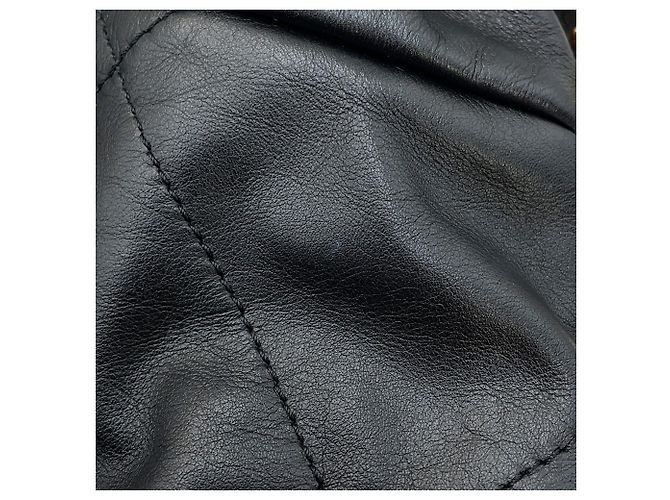 Borsa Chanel Large in pelle di vitello nera Nero - vista 8