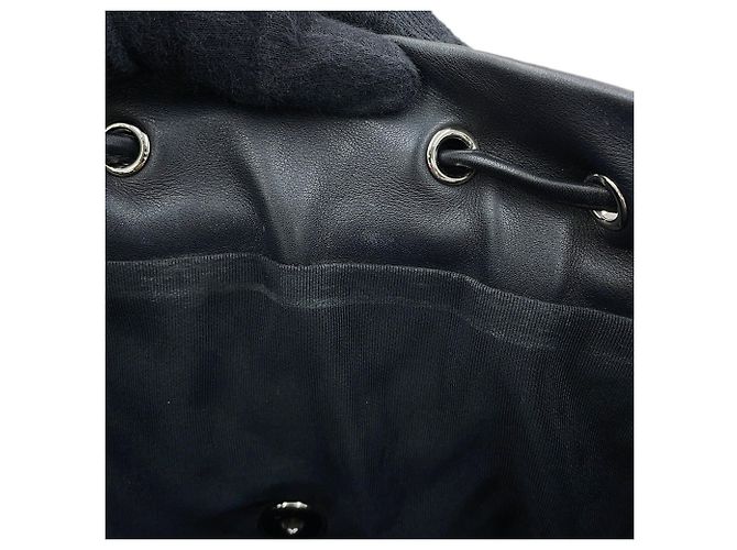 Timeless Zaino Chanel in agnello nero - vista 11