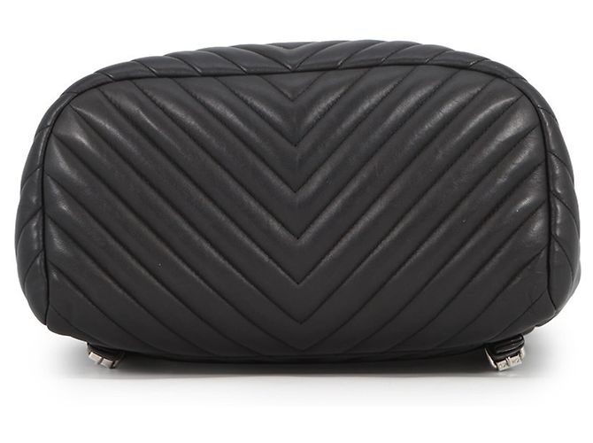 Timeless Zaino Chanel in agnello nero - vista 3