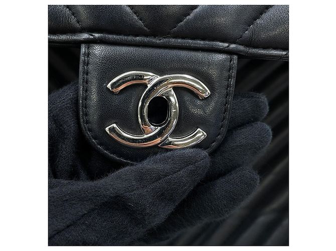 Timeless Zaino Chanel in agnello nero - vista 7
