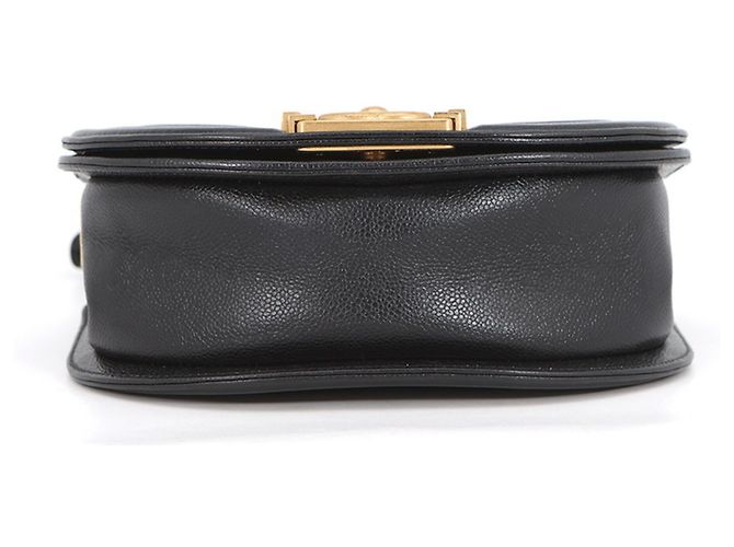 Sac à bandoulière Chanel Boy Small Chain Noir - vue 3