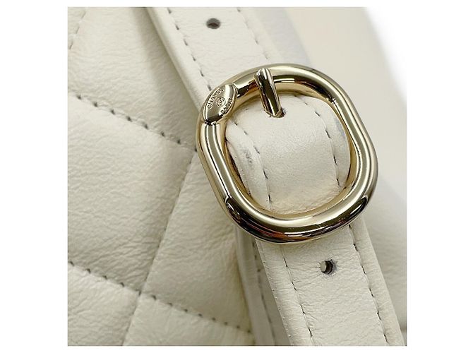 Zaino Chanel Matelassé in agnello Bianco - vista 11