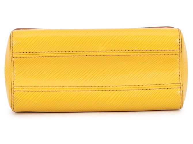 Twist Borsa a tracolla con catena in pelle Epi Louis Vuitton Giallo - vista 3