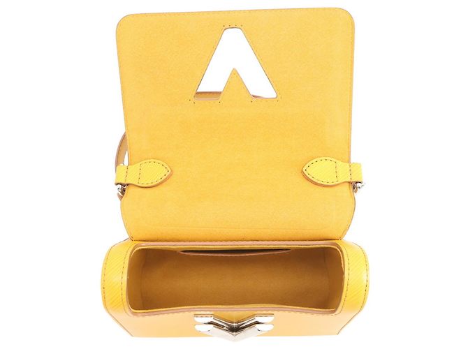 Twist Borsa a tracolla con catena in pelle Epi Louis Vuitton Giallo - vista 6