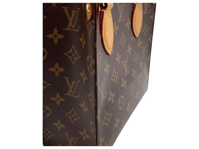 Borsa Louis Vuitton Monogram Sac Plat BB M46265 Marrone Rosso - vista 11