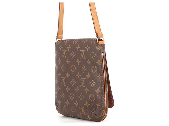 Borsa a tracolla Louis Vuitton Monogram Musette Salsa Marrone - vista 2