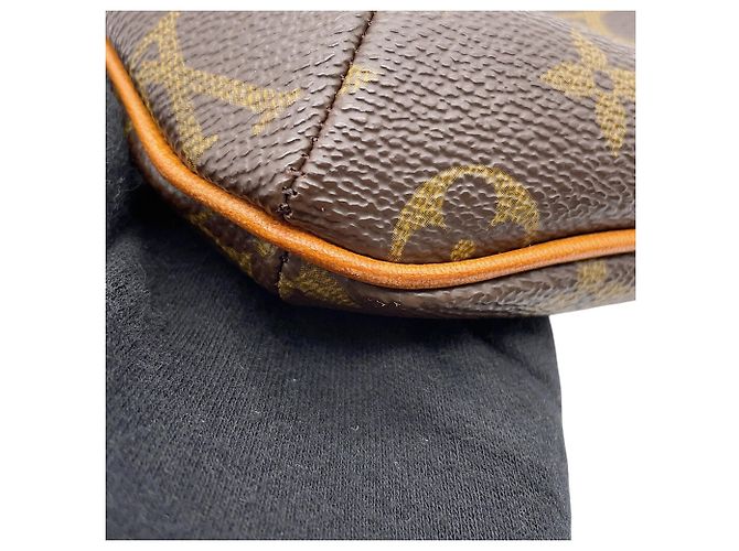 Borsa a tracolla Louis Vuitton Monogram Musette Salsa Marrone - vista 9