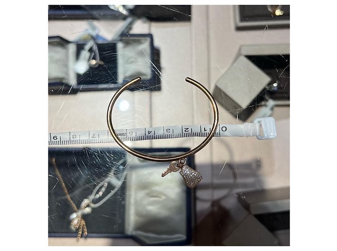 Hermès Bracciale Kelly Clochette Diamanti Oro 18K D'oro - vista 6