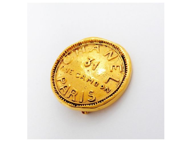 Spilla Chanel Cambon Circle D'oro - vista 2