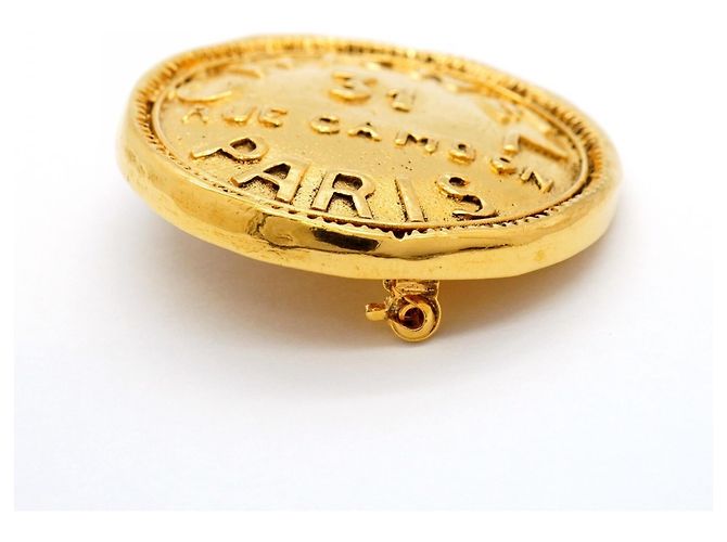 Spilla Chanel Cambon Circle D'oro - vista 3