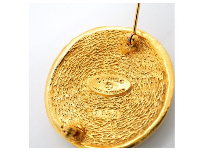 Spilla Chanel Cambon Circle D'oro - vista 4