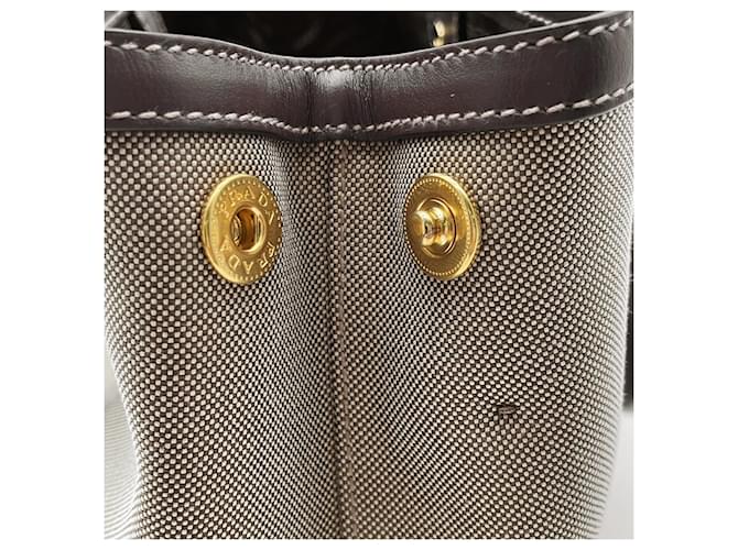 Bolso de hombro de jacquard con logotipo Prada Castaño - vista 13