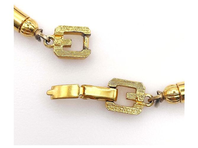 Givenchy Vintage Choker-Halskette Rot Golden - Ansicht 4