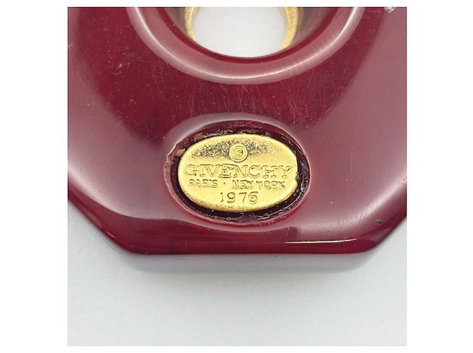 Givenchy Vintage Choker-Halskette Rot Golden - Ansicht 5