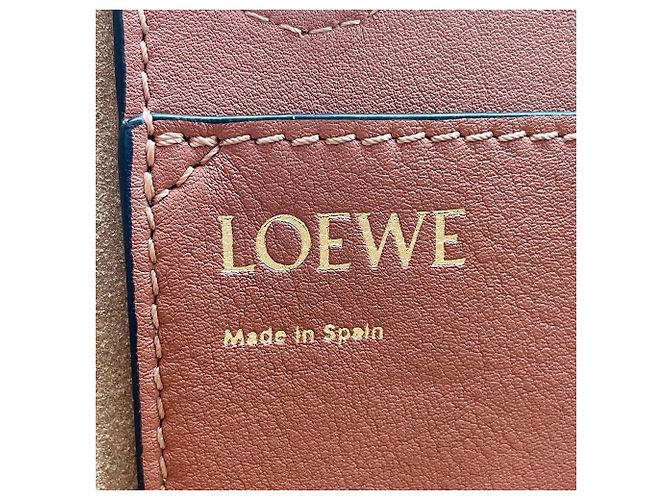 Borsa a tracolla tote Anagram Loewe Marrone - vista 11