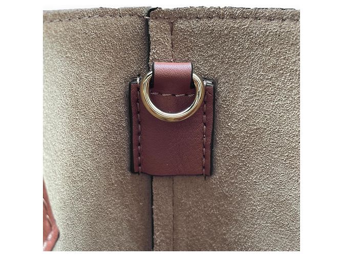 Borsa a tracolla tote Anagram Loewe Marrone - vista 12