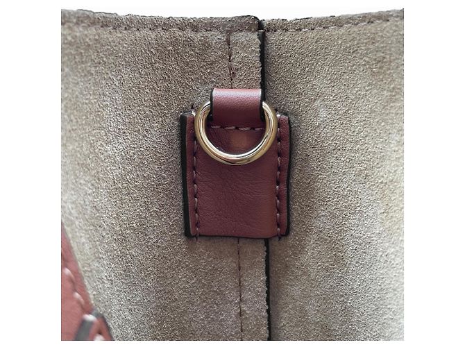 Borsa a tracolla tote Anagram Loewe Marrone - vista 13