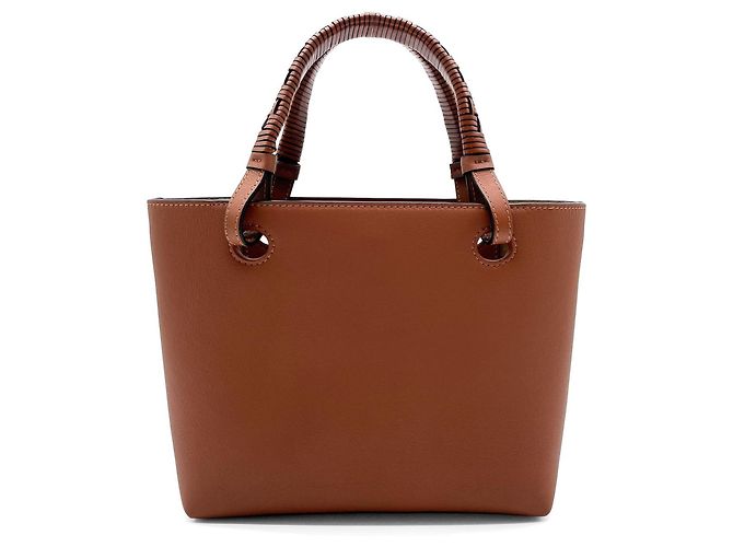 Borsa a tracolla tote Anagram Loewe Marrone - vista 2