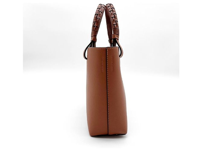 Borsa a tracolla tote Anagram Loewe Marrone - vista 4