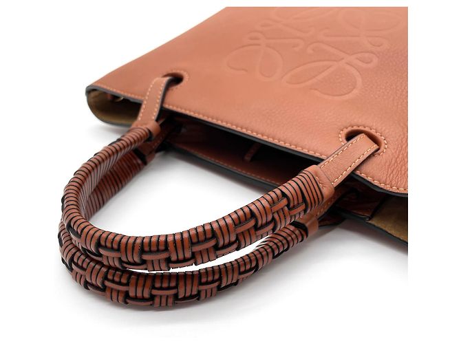 Borsa a tracolla tote Anagram Loewe Marrone - vista 6