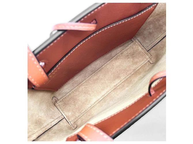 Borsa a tracolla tote Anagram Loewe Marrone - vista 8