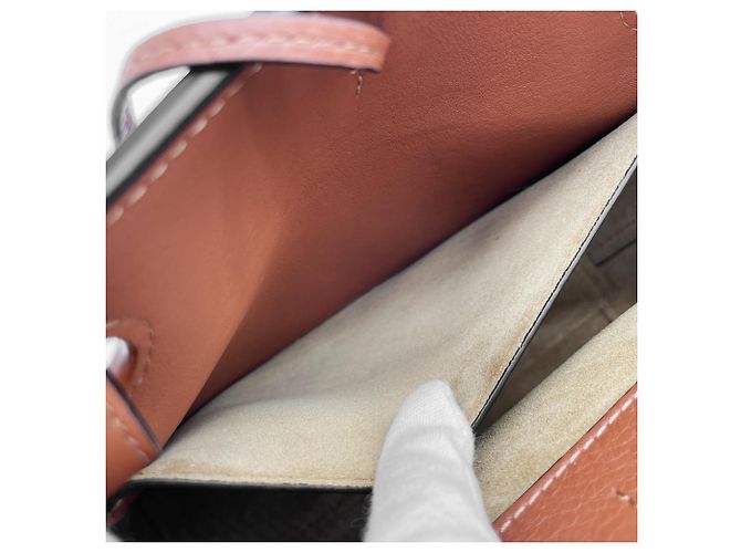 Borsa a tracolla tote Anagram Loewe Marrone - vista 9