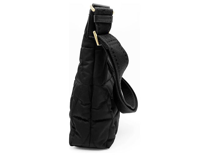 Versace Tag Hobo Schultertasche Schwarz - Ansicht 3