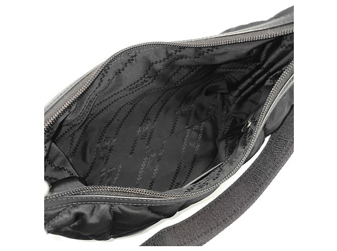 Versace Tag Hobo Schultertasche Schwarz - Ansicht 7