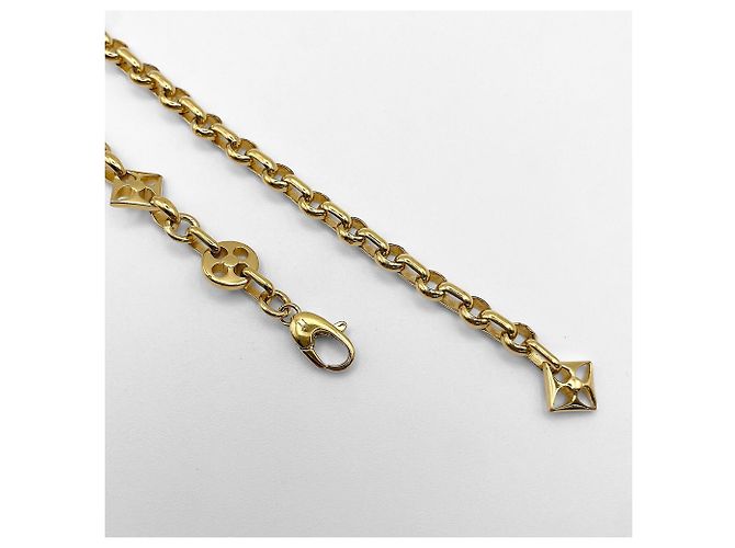 Collana Crazy in Lock Louis Vuitton D'oro - vista 3