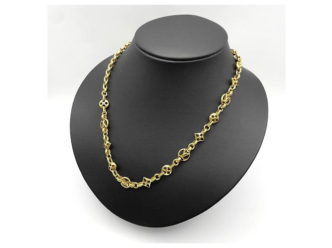 Collana Crazy in Lock Louis Vuitton D'oro - vista 7