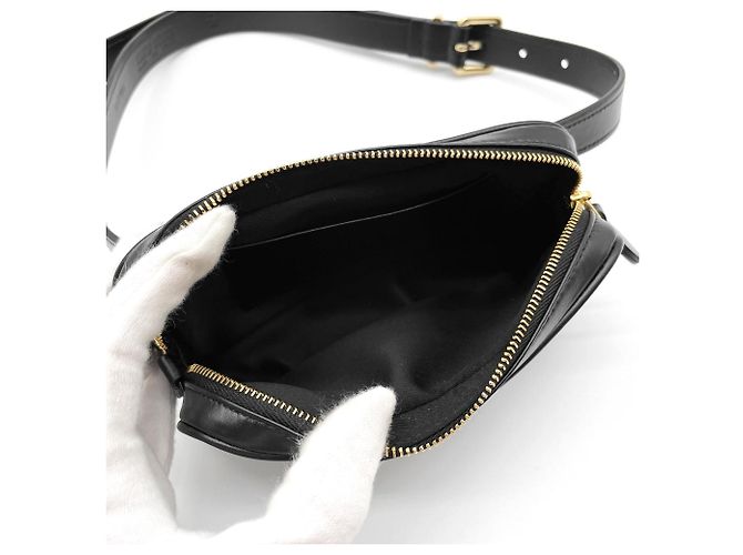 Borsa a tracolla in pelle Miu Miu Nero - vista 6