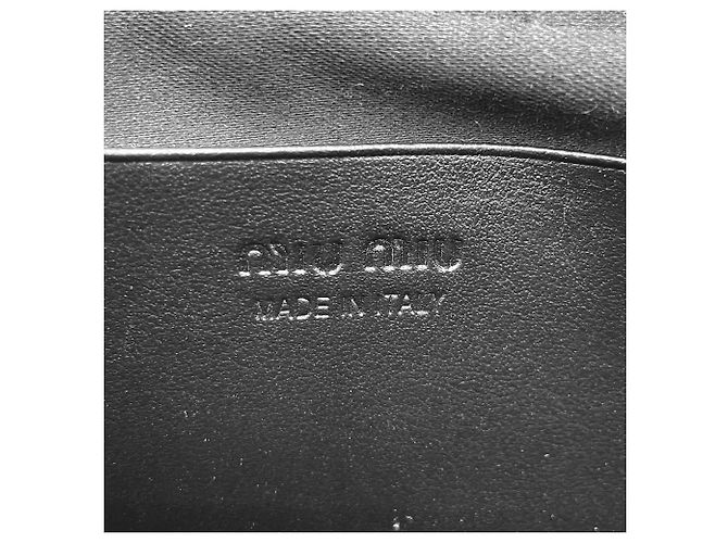 Borsa a tracolla in pelle Miu Miu Nero - vista 8