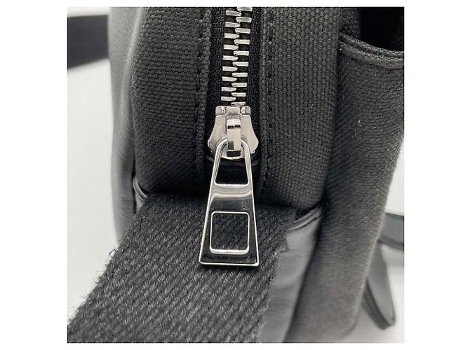 Borsa Messenger Loewe Logo XS Marrone Nero - vista 12
