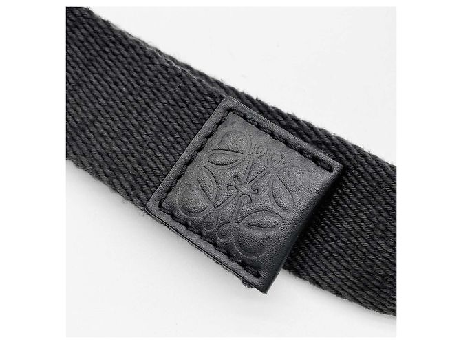 Borsa Messenger Loewe Logo XS Marrone Nero - vista 16