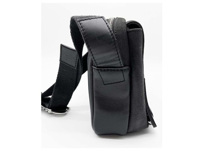 Borsa Messenger Loewe Logo XS Marrone Nero - vista 4