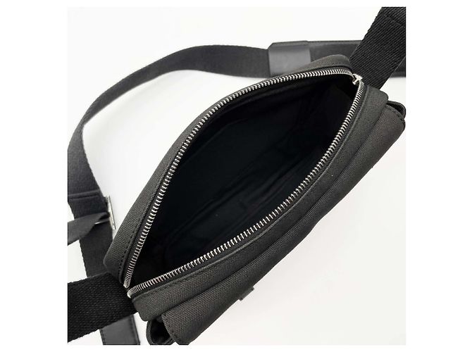 Borsa Messenger Loewe Logo XS Marrone Nero - vista 7
