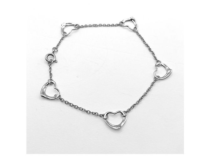 Tiffany & Co Bracciale Tiffany Open Heart di Elsa Peretti Argento - vista 2