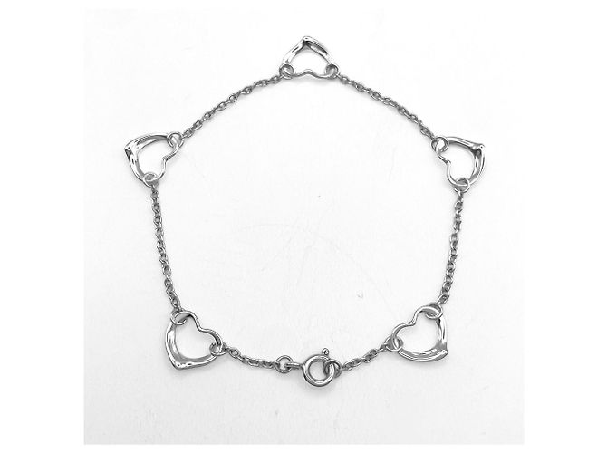 Tiffany & Co Bracciale Tiffany Open Heart di Elsa Peretti Argento - vista 4