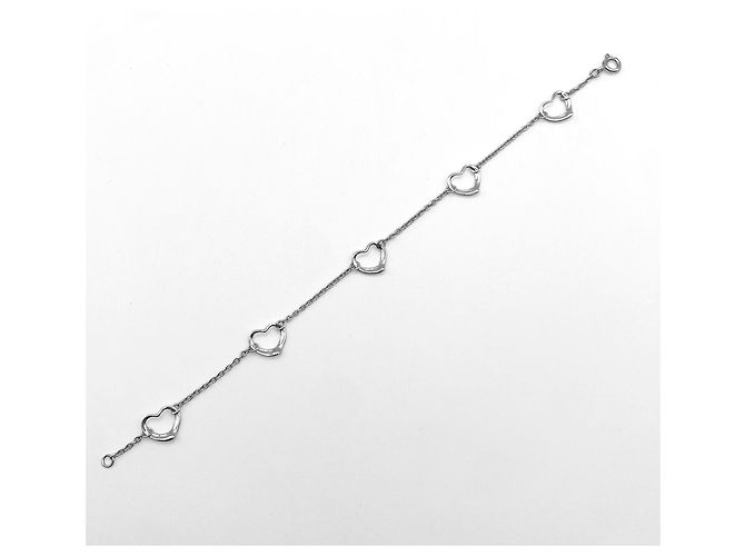 Tiffany & Co Bracciale Tiffany Open Heart di Elsa Peretti Argento - vista 5