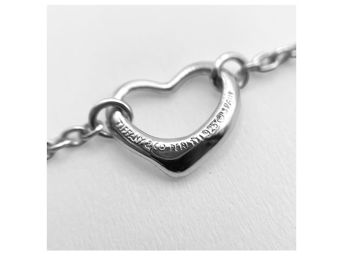 Tiffany & Co Bracciale Tiffany Open Heart di Elsa Peretti Argento - vista 7