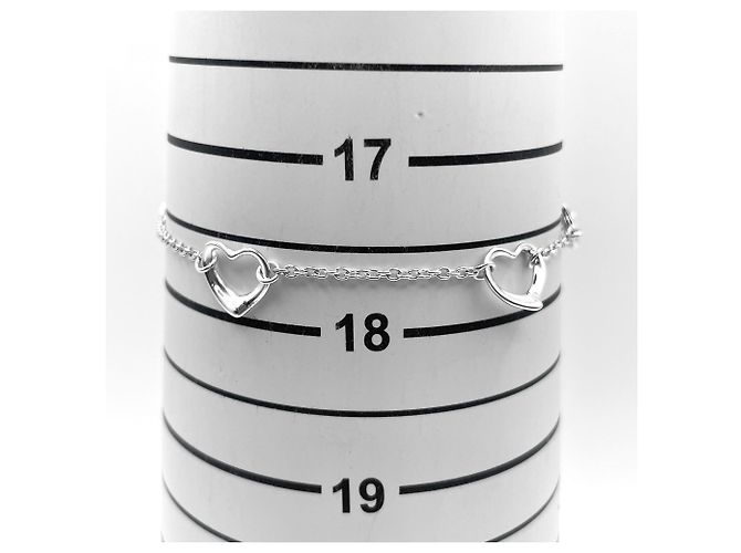 Tiffany & Co Bracciale Tiffany Open Heart di Elsa Peretti Argento - vista 8