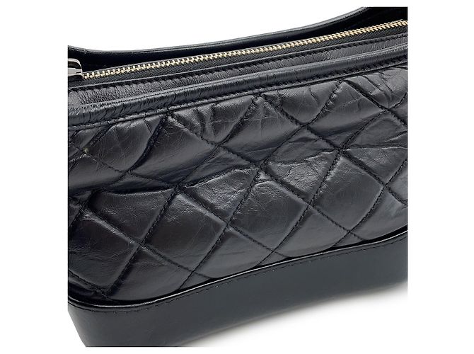 Borsa Hobo Chanel Gabrielle Small Nero - vista 12