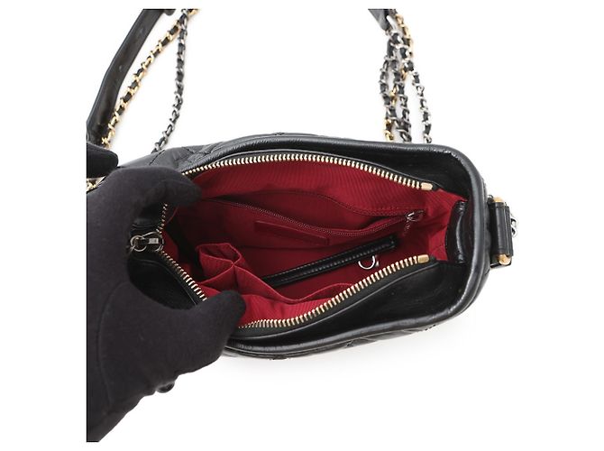 Borsa Hobo Chanel Gabrielle Small Nero - vista 7