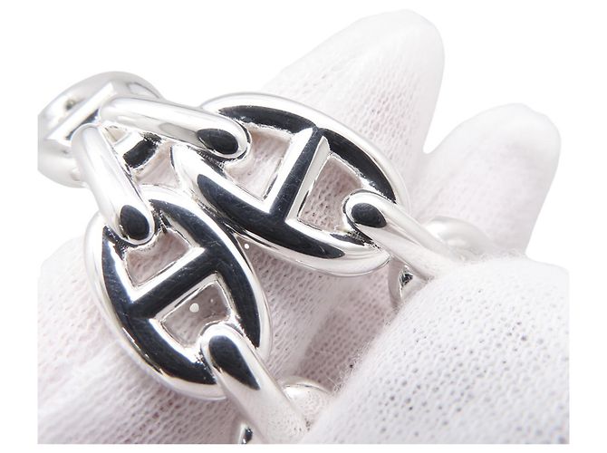 Hermès Bracciale Chaine d'Ancre Enchainee Double Hermes - vista 5