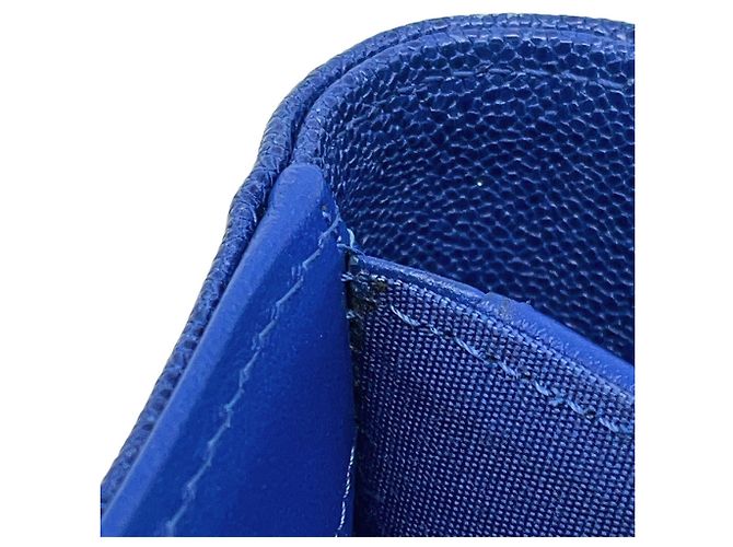 Chanel Boy Tri-fold Wallet Blau - Ansicht 11