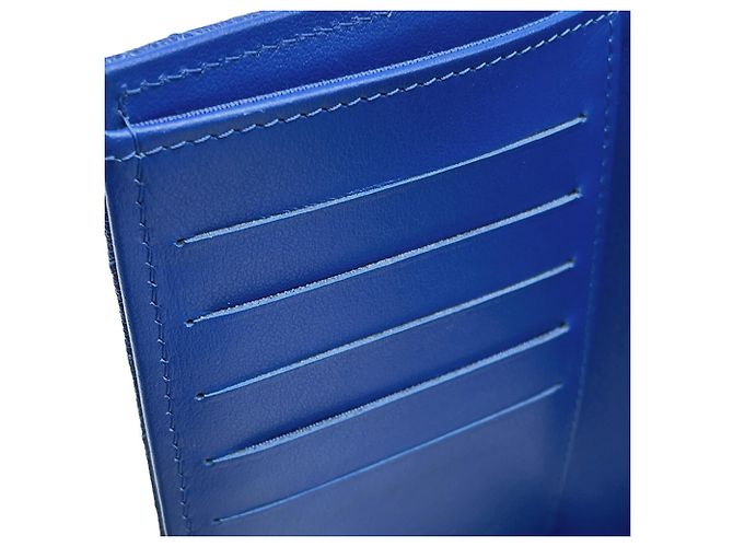 Chanel Boy Tri-fold Wallet Blau - Ansicht 8